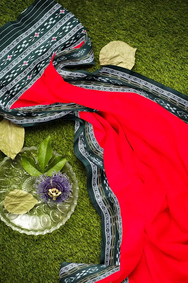 Multicolor_Pure_Cotton_Sambalpuri_Handloom_Dress_Material_With_Dupatta_Bottom_Wear_3_Piece_Set