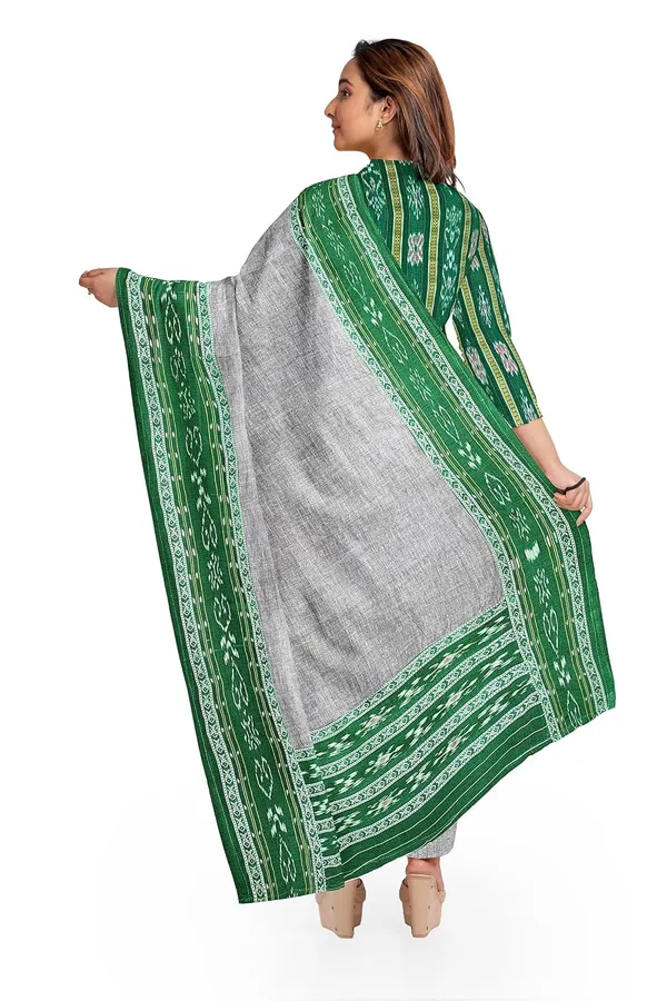 Multicolor_Pure_Cotton_Sambalpuri_Handloom_Dress_Material_With_Dupatta_Bottom_Wear_3_Piece_Set