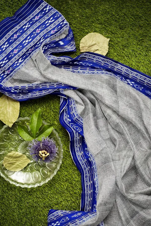 Multicolor_Pure_Cotton_Sambalpuri_Handloom_Dress_Material_With_Dupatta_Bottom_Wear_3_Piece_Set