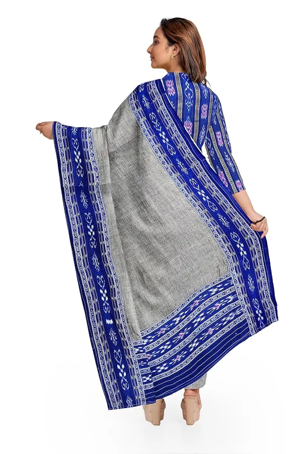 Multicolor_Pure_Cotton_Sambalpuri_Handloom_Dress_Material_With_Dupatta_Bottom_Wear_3_Piece_Set
