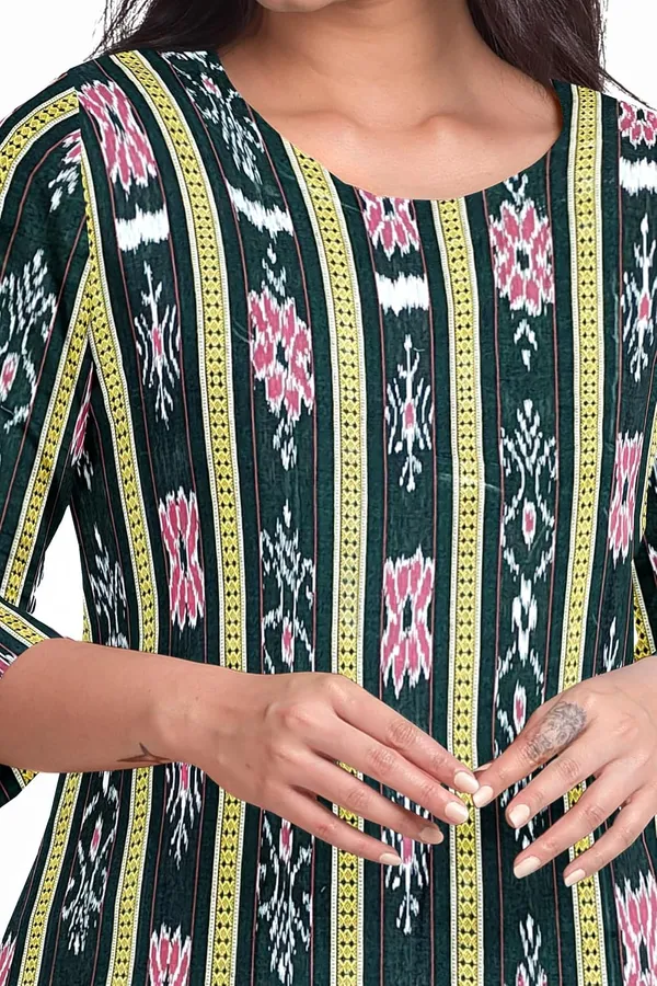 Multicolor_Pure_Cotton_Sambalpuri_Handloom_Dress_Material_With_Dupatta_Bottom_Wear_3_Piece_Set