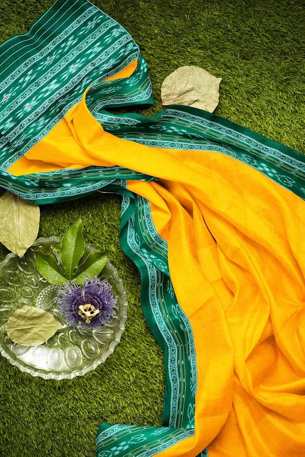 Multicolor_Pure_Cotton_Sambalpuri_Handloom_Dress_Material_With_Dupatta_Bottom_Wear_3_Piece_Set