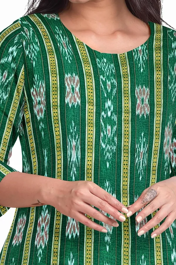 Multicolor_Pure_Cotton_Sambalpuri_Handloom_Dress_Material_With_Dupatta_Bottom_Wear_3_Piece_Set