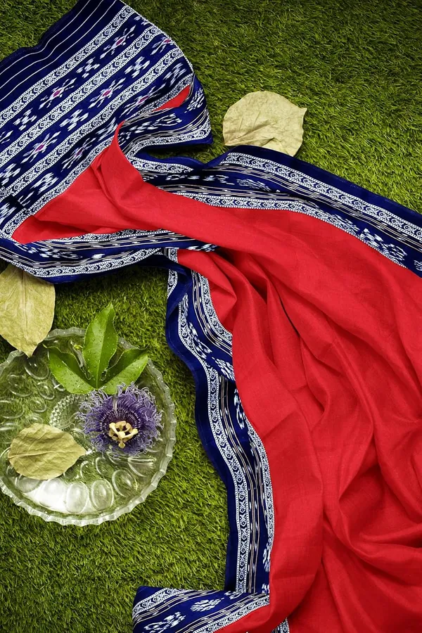 Multicolor_Pure_Cotton_Sambalpuri_Handloom_Dress_Material_With_Dupatta_Bottom_Wear_3_Piece_Set