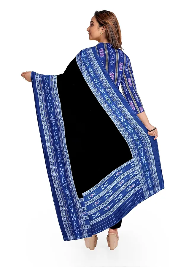 Multicolor_Pure_Cotton_Sambalpuri_Handloom_Dress_Material_With_Dupatta_Bottom_Wear_3_Piece_Set