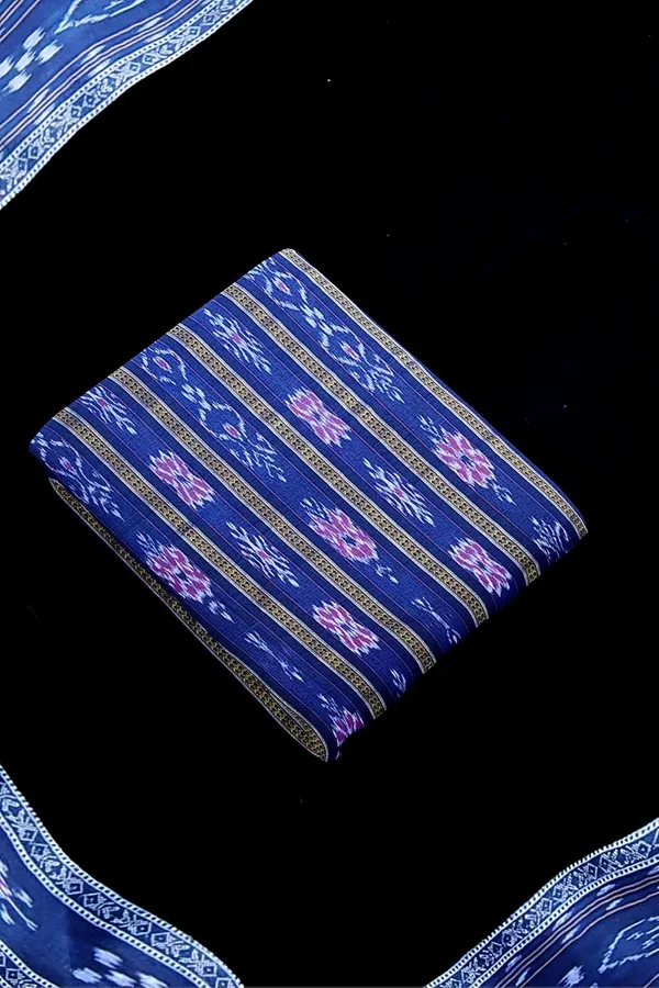 Multicolor_Pure_Cotton_Sambalpuri_Handloom_Dress_Material_With_Dupatta_Bottom_Wear_3_Piece_Set