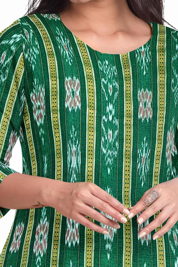 Multicolor_Pure_Cotton_Sambalpuri_Handloom_Dress_Material_With_Dupatta_Bottom_Wear_3_Piece_Set