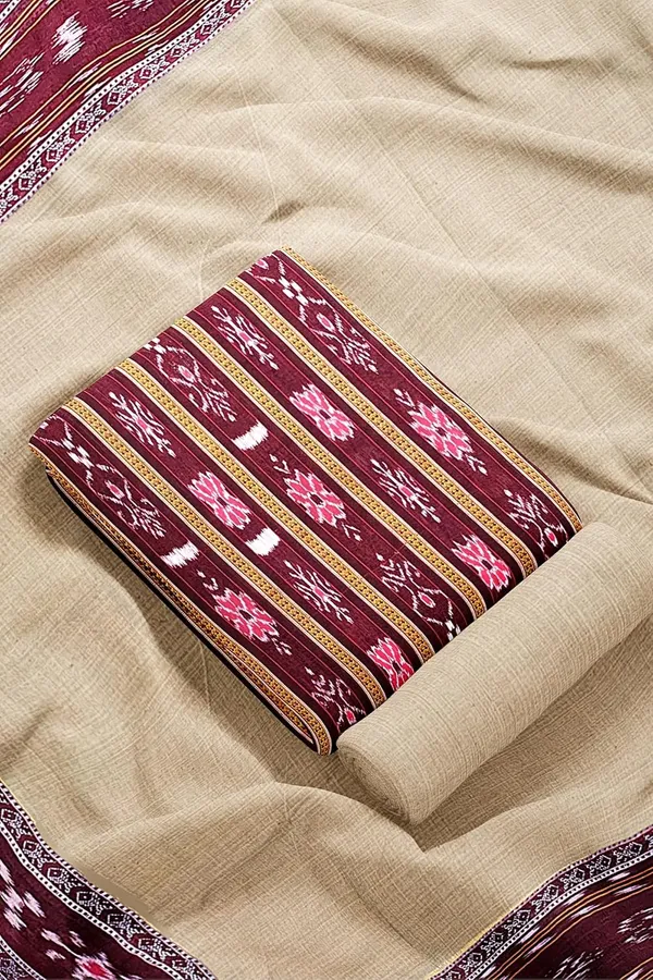 Multicolor_Pure_Cotton_Sambalpuri_Handloom_Dress_Material_With_Dupatta_Bottom_Wear_3_Piece_Set