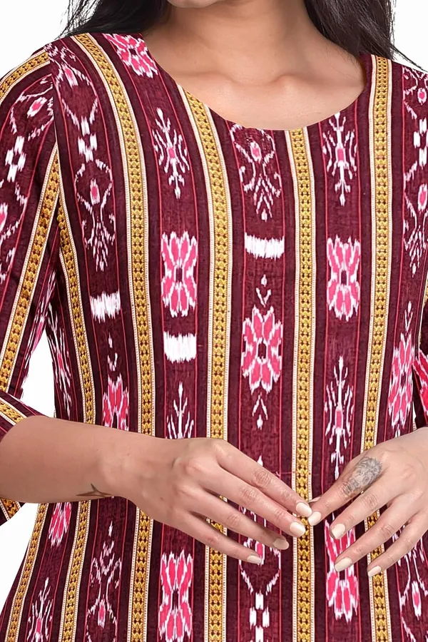 Multicolor_Pure_Cotton_Sambalpuri_Handloom_Dress_Material_With_Dupatta_Bottom_Wear_3_Piece_Set