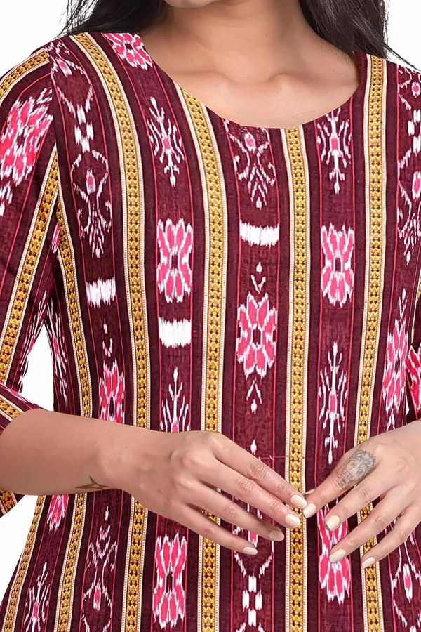 Multicolor_Pure_Cotton_Sambalpuri_Handloom_Dress_Material_With_Dupatta_Bottom_Wear_3_Piece_Set