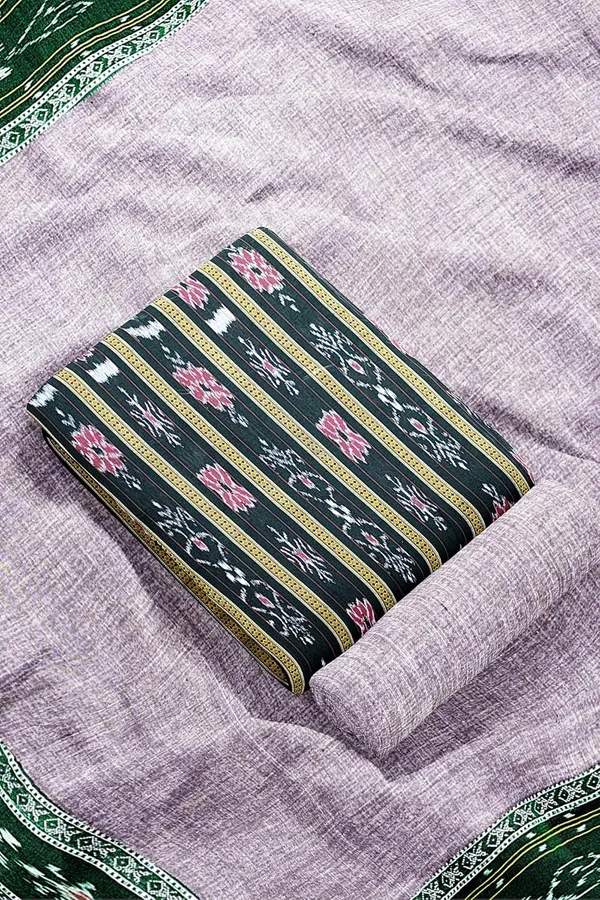 Multicolor_Pure_Cotton_Sambalpuri_Handloom_Dress_Material_With_Dupatta_Bottom_Wear_3_Piece_Set