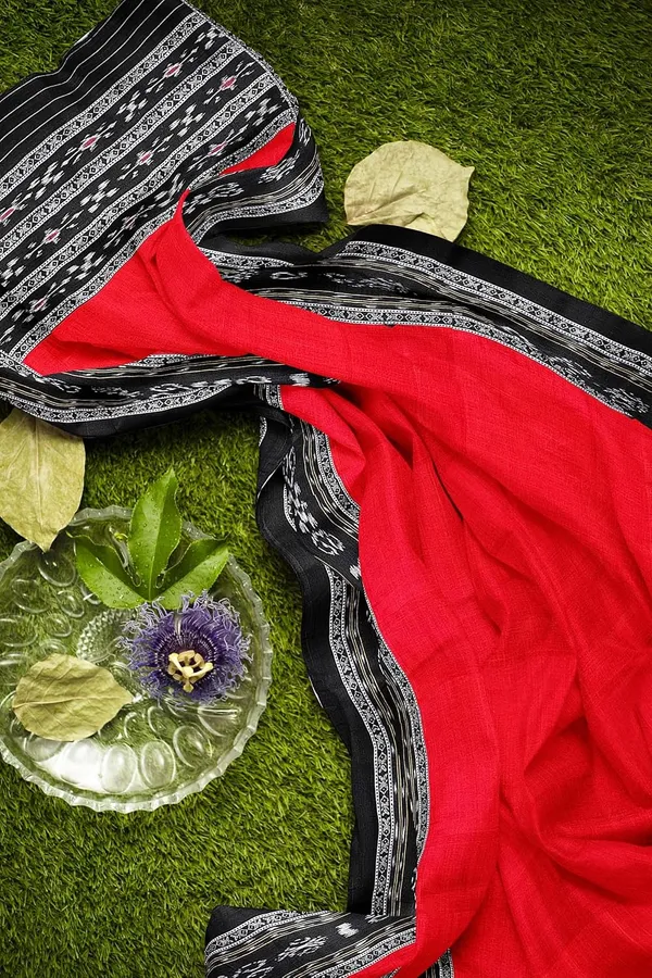 Multicolor_Pure_Cotton_Sambalpuri_Handloom_Dress_Material_With_Dupatta_Bottom_Wear_3_Piece_Set