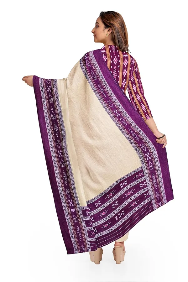 Multicolor_Pure_Cotton_Sambalpuri_Handloom_Dress_Material_With_Dupatta_Bottom_Wear_3_Piece_Set