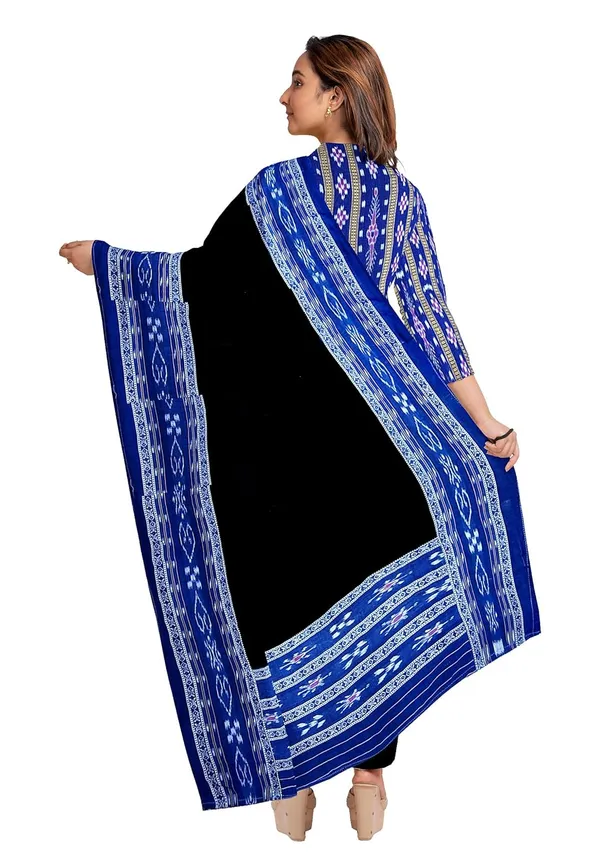 Multicolor_Pure_Cotton_Sambalpuri_Handloom_Dress_Material_With_Dupatta_Bottom_Wear_3_Piece_Set