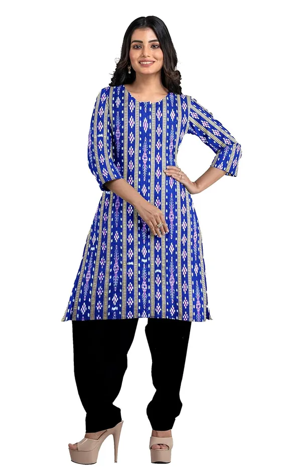 Multicolor_Pure_Cotton_Sambalpuri_Handloom_Dress_Material_With_Dupatta_Bottom_Wear_3_Piece_Set