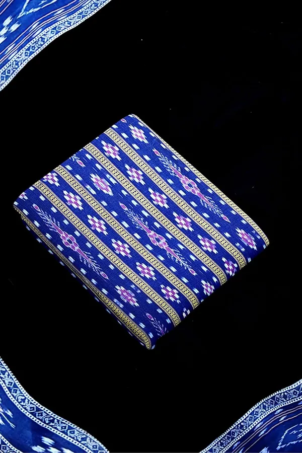 Multicolor_Pure_Cotton_Sambalpuri_Handloom_Dress_Material_With_Dupatta_Bottom_Wear_3_Piece_Set