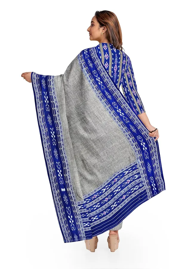 Multicolor_Pure_Cotton_Sambalpuri_Handloom_Dress_Material_With_Dupatta_Bottom_Wear_3_Piece_Set
