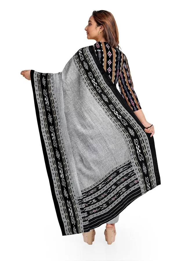 Multicolor_Pure_Cotton_Sambalpuri_Handloom_Dress_Material_With_Dupatta_Bottom_Wear_3_Piece_Set
