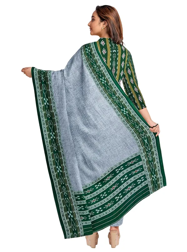 Multicolor_Pure_Cotton_Sambalpuri_Handloom_Dress_Material_With_Dupatta_Bottom_Wear_3_Piece_Set