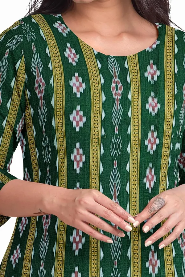 Multicolor_Pure_Cotton_Sambalpuri_Handloom_Dress_Material_With_Dupatta_Bottom_Wear_3_Piece_Set
