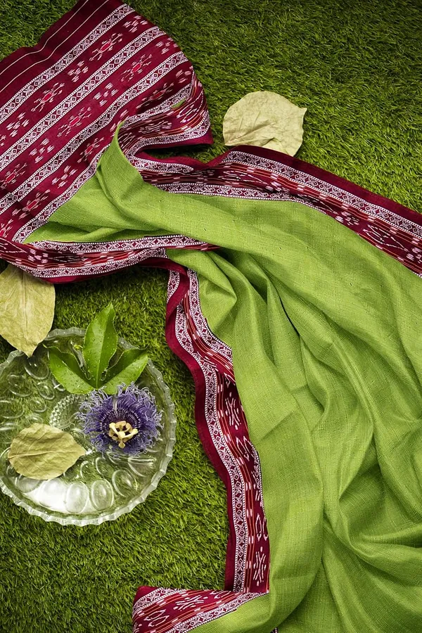 Multicolor_Pure_Cotton_Sambalpuri_Handloom_Dress_Material_With_Dupatta_Bottom_Wear_3_Piece_Set