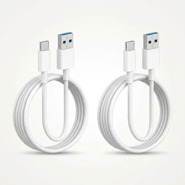 44W_Flash_Type_C_Data_Charging_Cable_1.2M_White_Pack_of_2