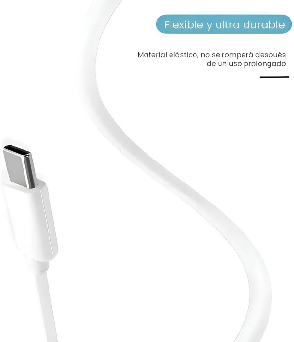 44W_Flash_Type_C_Data_Charging_Cable_1.2M_White_Pack_of_2