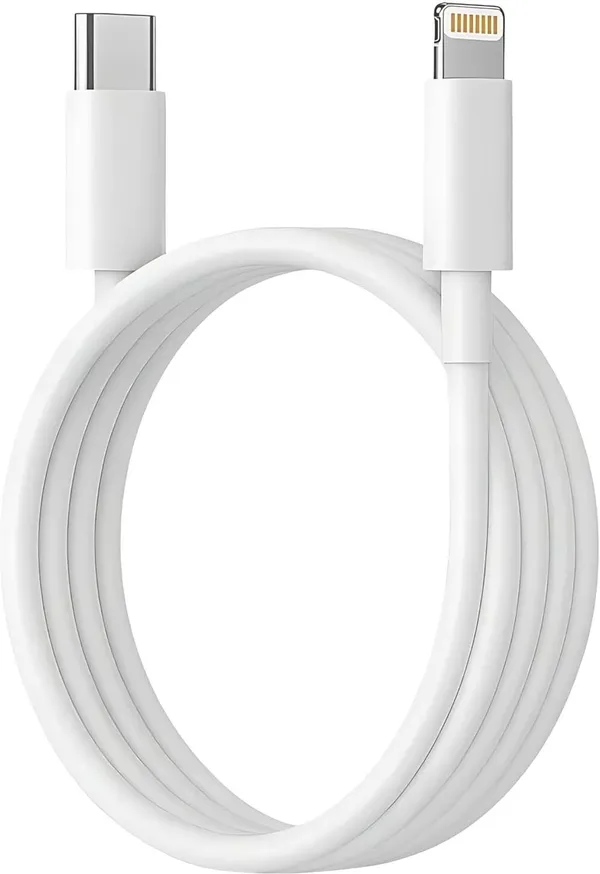 White_20W_Usb_C_To_Lightning_Cable_1M_For_Iphone_Pack_of_2