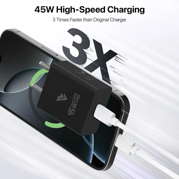 Black_Single_Port_Fast_Charger_With_Detachable_Cable