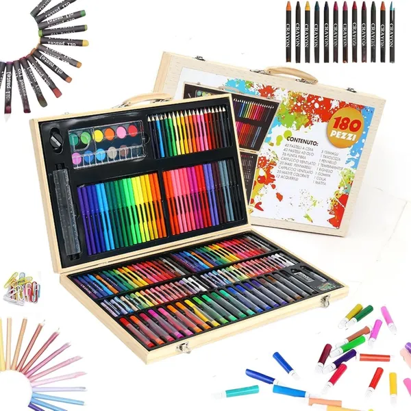 Gabbar_180_Piece_Painting_Set_In_Wooden_Case