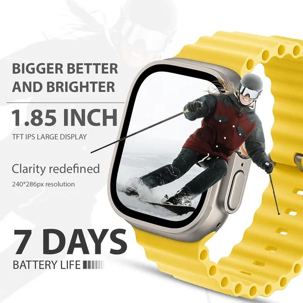 T900_Bluetooth_Calling_Touchscreen_Smartwatch_Yellow