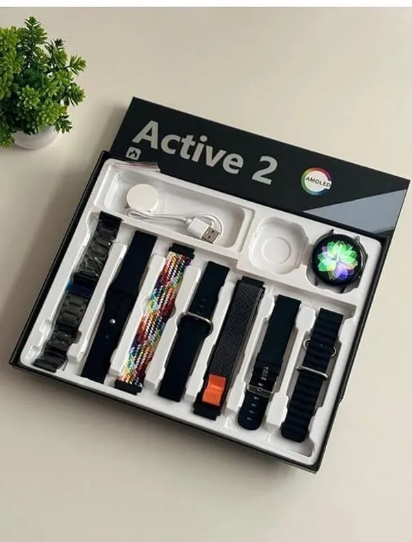 Active_2_Bluetooth_Calling_Smartwatch_With_7_Straps
