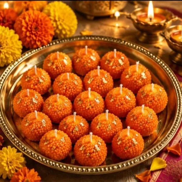 Laddu_(modak)_shaped_candles,_pack_of_10