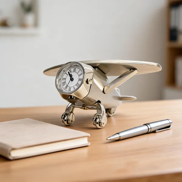 Metal_Biplane_Desk_Clock_With_Roman_Analog_Dial