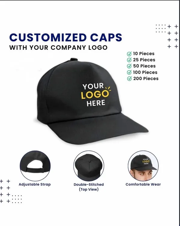 Black_Cotton_Adjustable_Baseball_Cap_For_Unisex