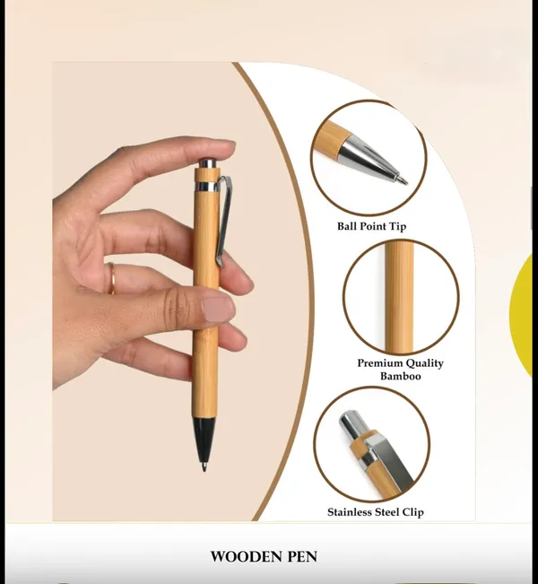 Bamboo_Wooden_Ballpoint_Pen_With_Stainless_Steel_Clip