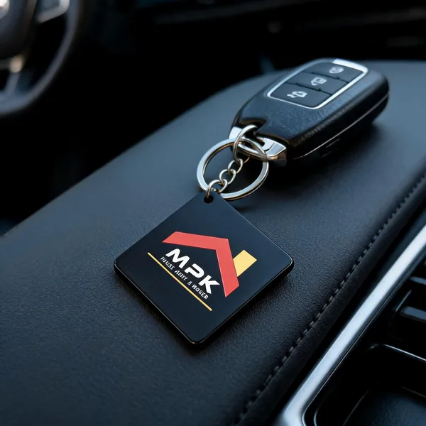 Black_Metal_Diamond_Shape_Keychain_With_Single_Side_Printing