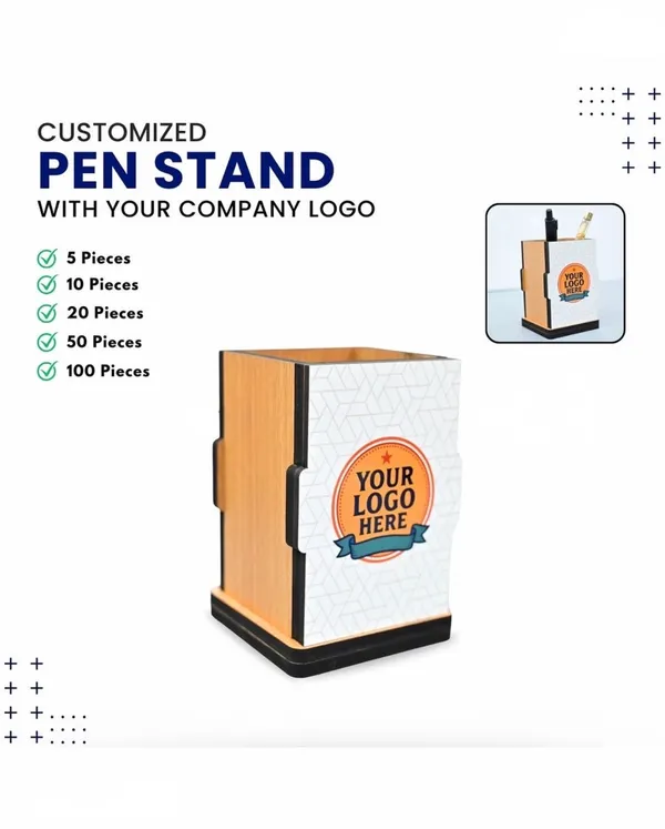 Wooden_Custom_Logo_Print_Pen_Stand_Corporate_Gift