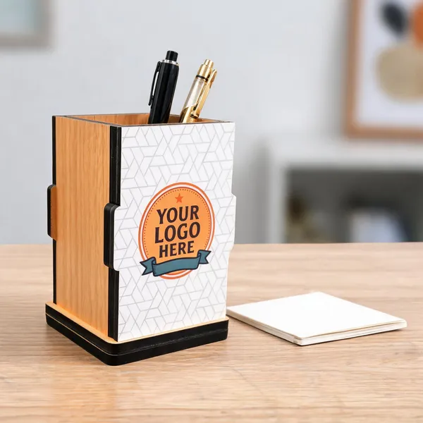 Wooden_Custom_Logo_Print_Pen_Stand_Corporate_Gift