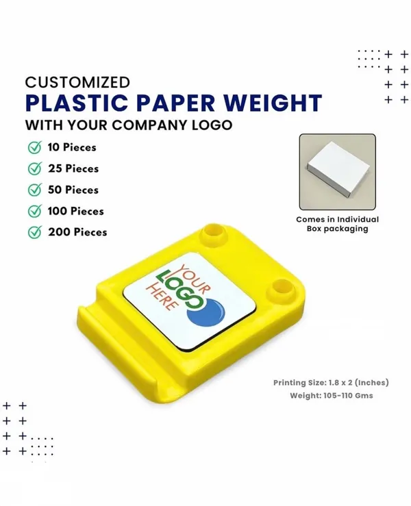 Yellow_Plastic_Rectangular_Paper_Weight_With_Logo_Space