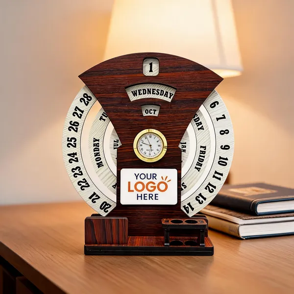 Wooden_Classic_Perpetual_Desk_Calendar_With_Clock