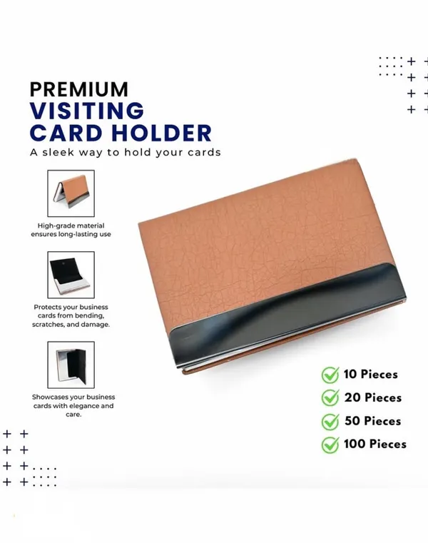 Brown_Stainless_Steel_Pu_Leather_Visiting_Card_Holder_Wallet