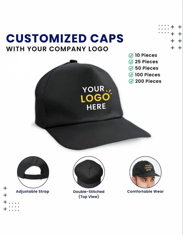 Black_Cotton_Adjustable_Baseball_Cap_For_Unisex