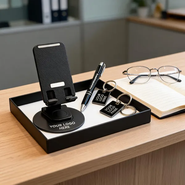 Black_Metal_3_In_1_Gift_Set_With_Pen_Keychain_And_Mobile_Stand