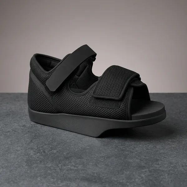 Black_Front_foot_Offloading_Footwear_Right_Foot/_Balancer_for_Left_Foot_–Unisex