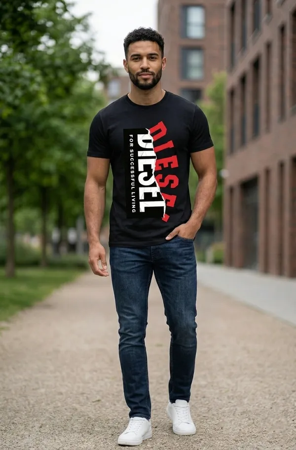 Diesel_Men's_regular_fit_Cotton_T_Shirt