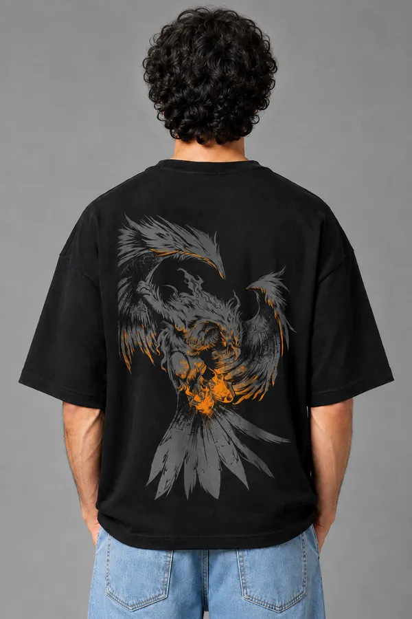 Oversized_Biowash_Black_Cotton__Eagle_T_Shirt