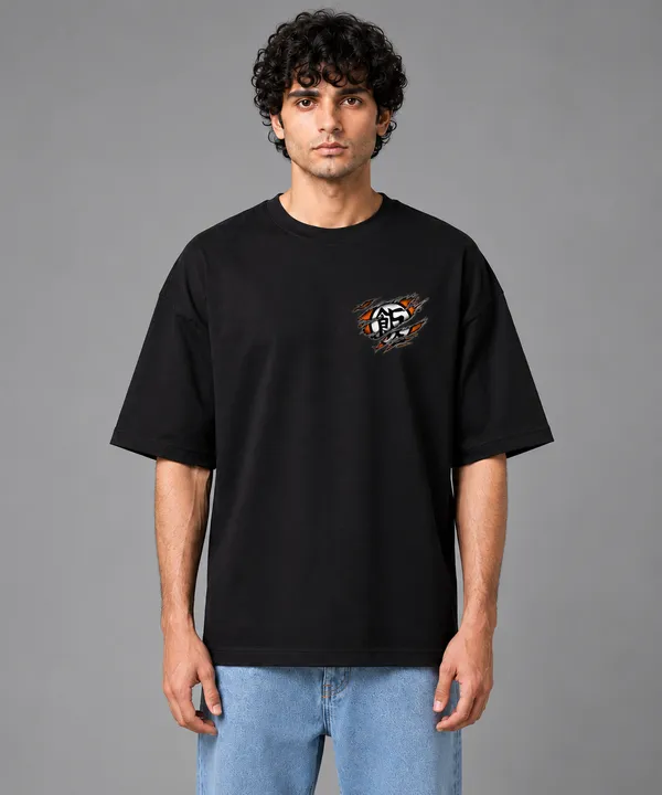 Divine_Aura_Graphic_Men's_Oversized_T-Shirt_Under_799_–_Black
