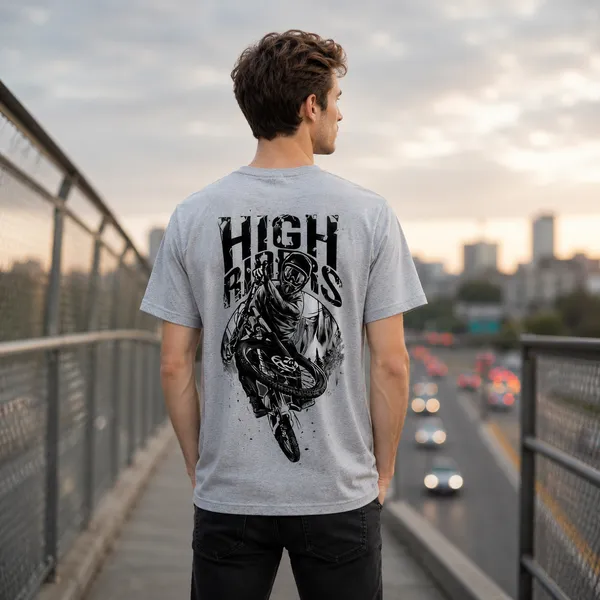 High_Rider_round_collar_cotton_Tshirt