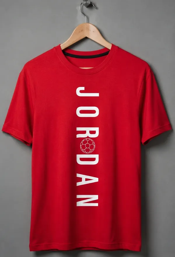 Jordan_Graphic_Print_Men's_Cotton_T-Shirt_Under_500_–_Red